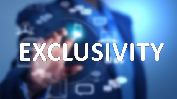 Exclusivity: