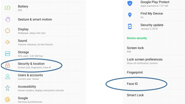 How to enable the Face Unlock feature on Infinix Hot S3 smartphone