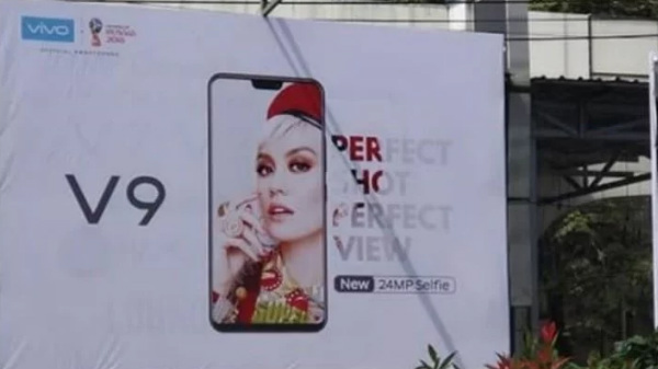 Vivo V9 leaked with a full screen-display and iPhone X like design