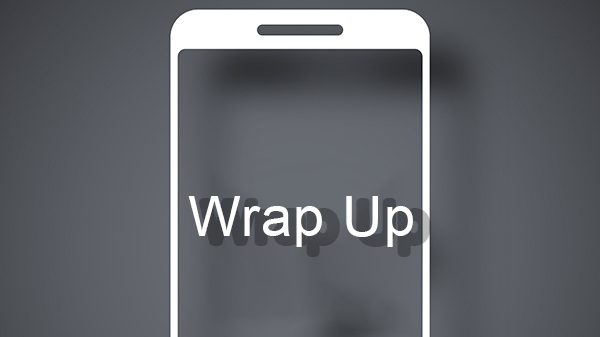 Wrap Up 