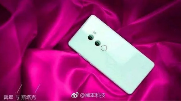 Xiaomi Mi Mix 2S promo images show a near bezel-less display