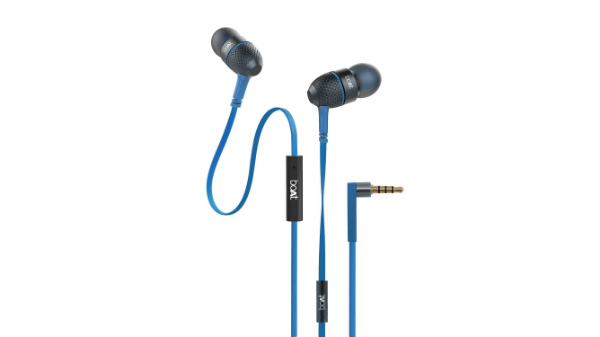 40% off on boAt BassHeads 225 In-Ear Super Extra Bass Headphones (Black)