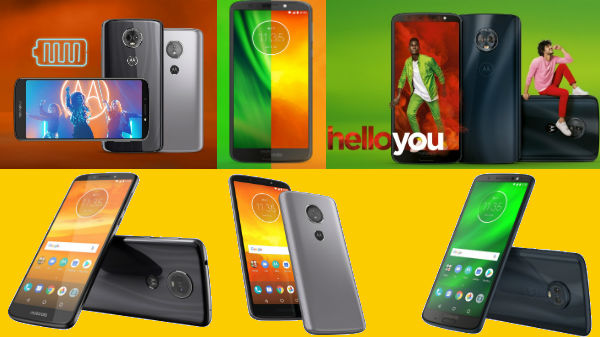 Motorola Moto G6, Moto G6 Plus, G6 Play, Moto E5 and E5 Plus and more Motorola Moto G6, Moto G6 Plus, G6 Play, Moto E5 and E5 Plus and more