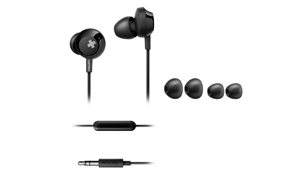 42% off on Philips Bass+ SHE4305 Headphones with Mic (Black)