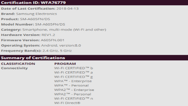 Samsung Galaxy A6+ to feature Infinity Display and Android 8.0 Oreo