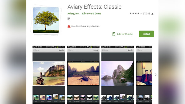 Aviary- For scenic images and portraits: