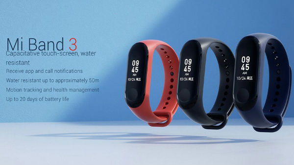 Mi Band 3 officially unveiled at $26 with 0.78-inch OLED display