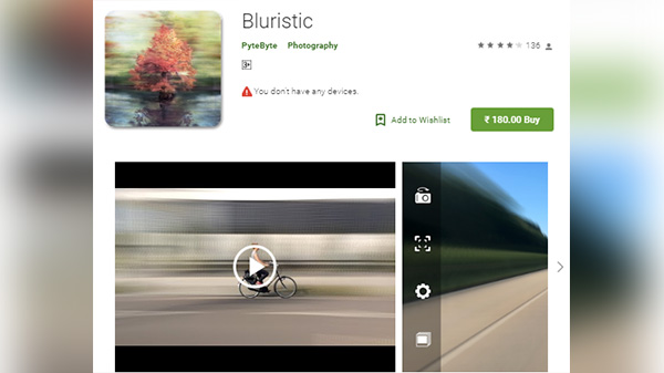 Bluristic- Deliver motion look in still shots
