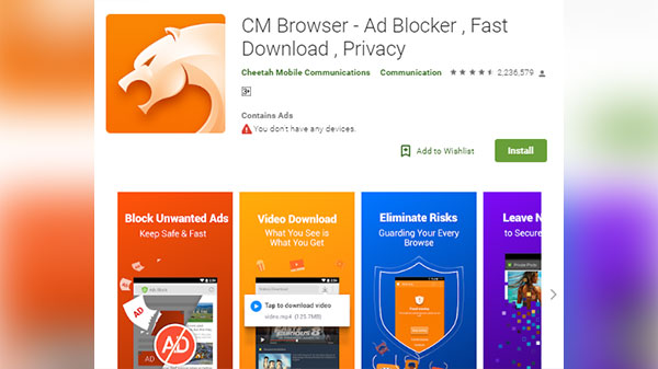 CM Browser – Fast & Light