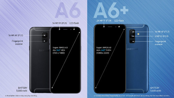 Samsung unveils Galaxy A6 and A6+ on its Indonesia website