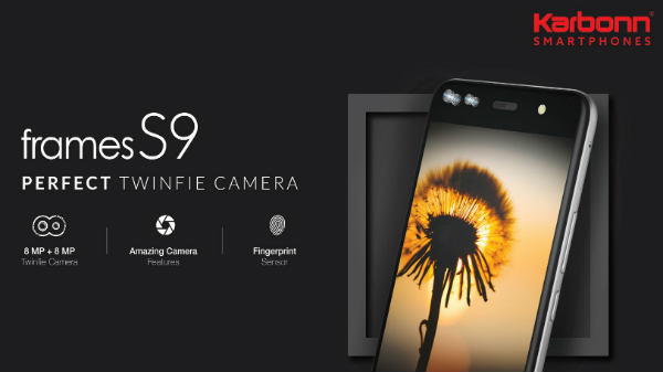 Karbonn Mobiles launches Frames S9 Karbonn Mobiles launches Frames S9