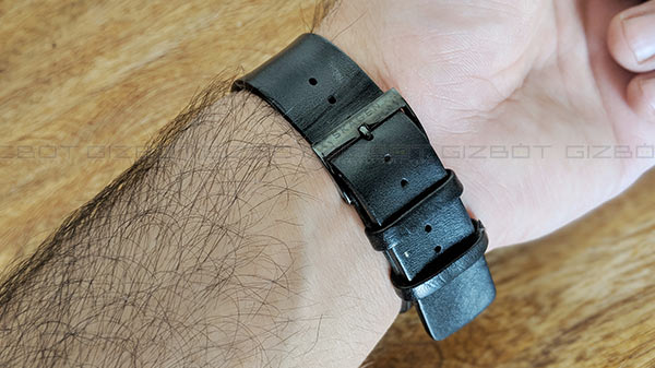 Choose between Black and Brown Leather Straps