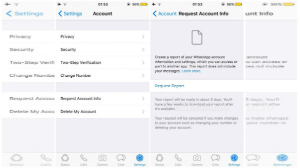 WhatsApp iOS users get ‘Request Account Info’ feature