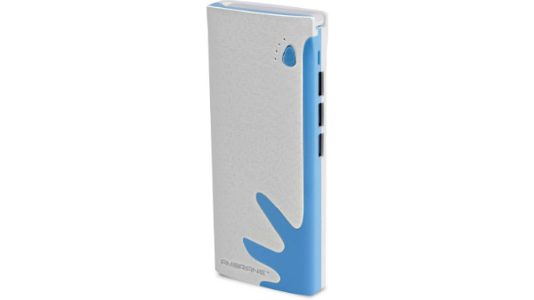 52% off on Ambrane 10000 mAh Power Bank (P-1122, NA)  (White, Blue, Lithium-ion)