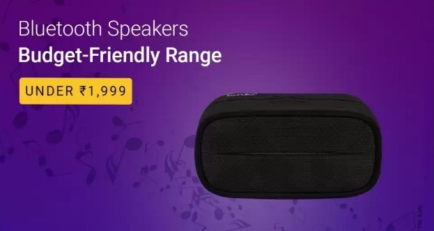 Bluetooth speakers under Rs. 1,999
