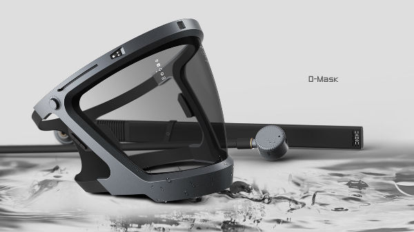 The D-Mask a concept design can be a high-tech mask for diving 