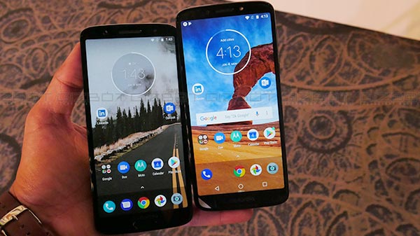 Display: Motorola’s first 18:9 aspect ratio devices