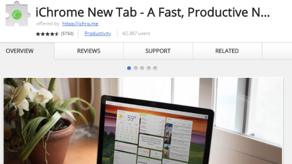 iChrome New Tab