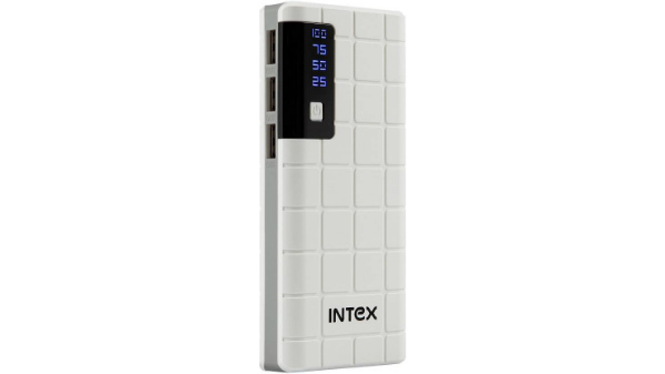 25% off on Intex 10000 mAh Power Bank (IT -PB 10K, IT -PB 10K)  (Ivory, Lithium-ion)