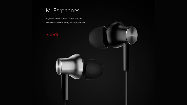 30% off on Mi Earphones (with in-built mic) Silver