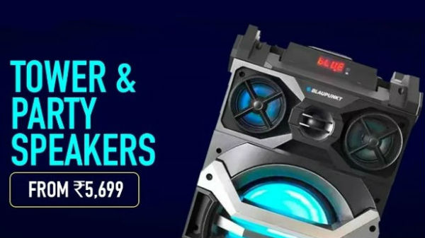 Tower and Party Speakers starting Rs. 5,699