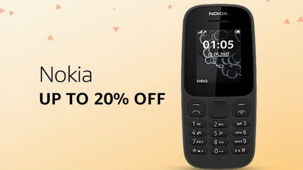 Upto 20% off on Nokia Phones