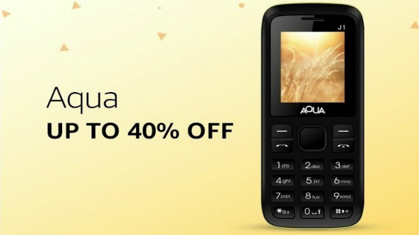 Aqua phones at up to 40% off