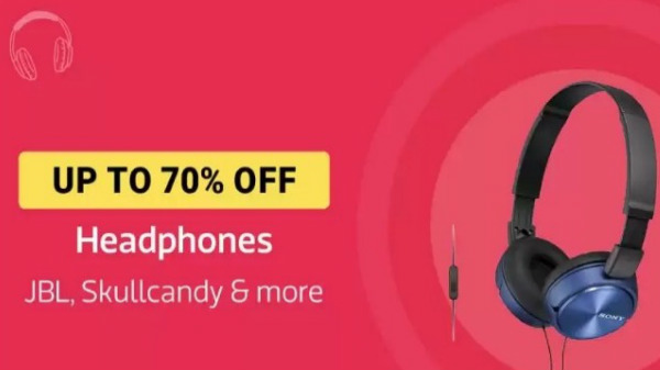 Upto 70% off on Headphones