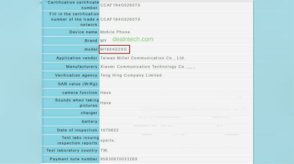 Xiaomi Mi A2 spotted at NCC tipping imminent launch