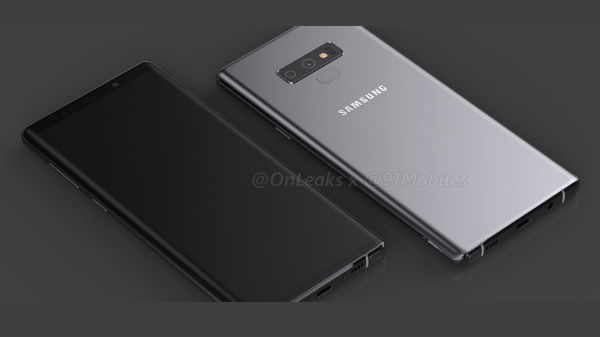 Samsung Galaxy Note9 press image surfaces on web, with gold S Pen