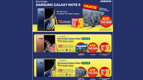 Samsung Galaxy Note 9 pricing out by leaked poster