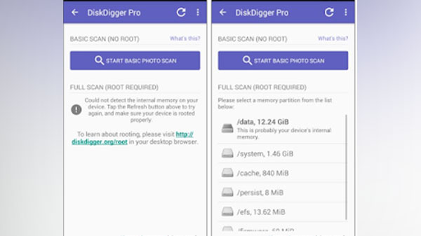 Use DiskDigger