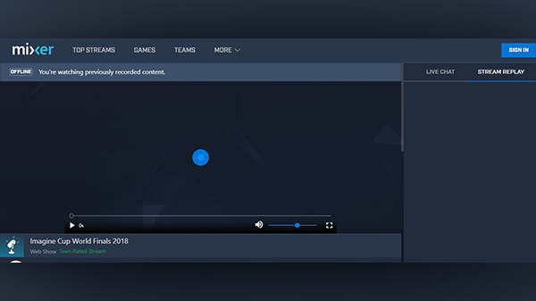 Using Microsoft Mixer to record and stream: