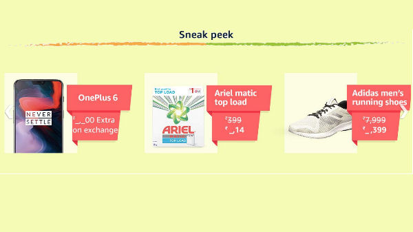 Special offers on selected products