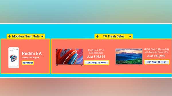 Flipkart Superr Sale on  August 25: Best offers and deals 