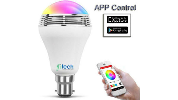 IFITech Bulb with Bluetooth Speaker, RGB+White Color/ APP Control (Android or IOS)- Smart Bulb