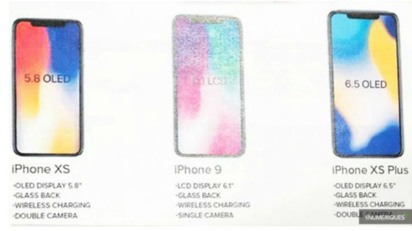 Apple iPhone XS, XS Plus and poster leaks online