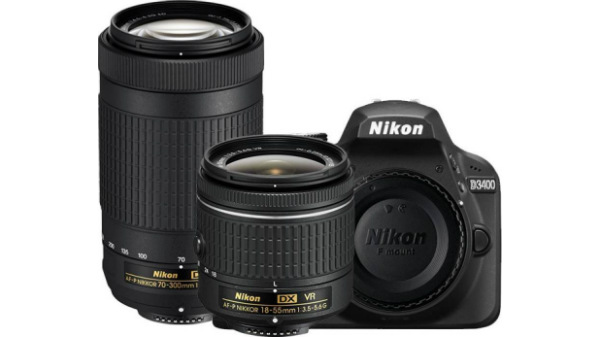 7% off on Nikon D3400 DSLR Camera Body with Dual Lens