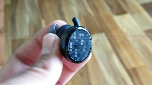 Touch controls on earbuds