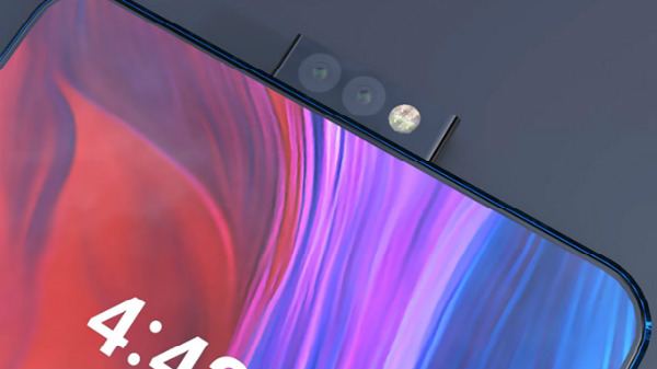 Pop-out selfie camera