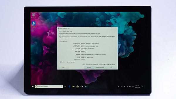 Microsoft Surface Pro 6 with minimal alterations leaked