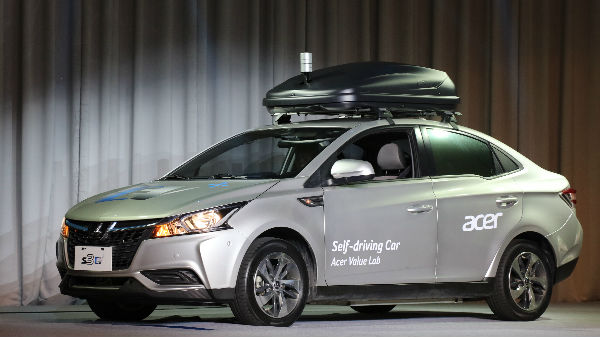 Acer unveils self-driving concept car in Taiwan Acer unveils self-driving concept car in Taiwan