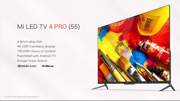 Xiaomi Mi TV 4 Pro specifications