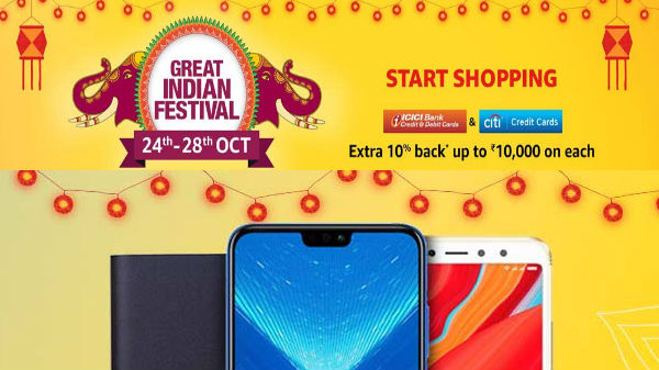Amazon Great Indian Festival Sale: Get up to 40% off on smartphones Amazon Great Indian Festival Sale: Get up to 40% off on smartphones