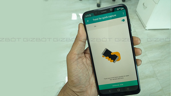  Twist for quick capture: