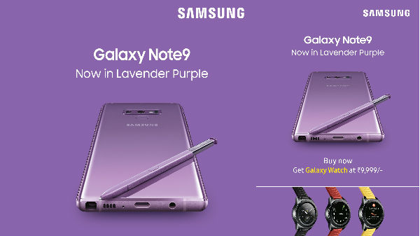 Samsung launches Galaxy Note9 and Galaxy S9+ in new color option 