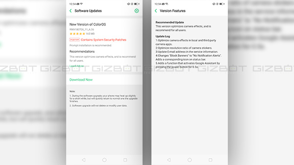Realme 2 Pro receives a software update to improve camera stability Realme 2 Pro receives a software update to improve camera stability