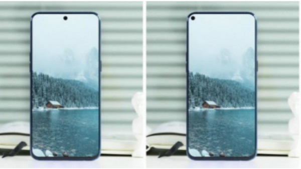 Samsung Galaxy A8s with a hole on its display teased