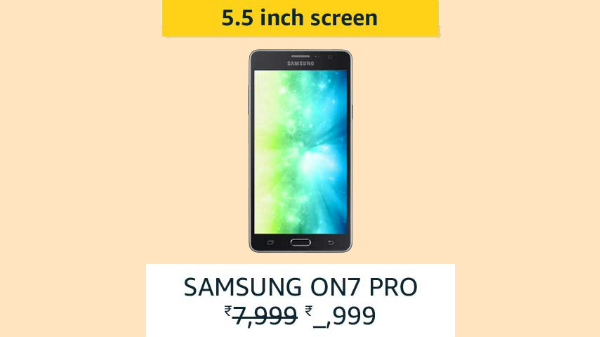 28% off on Samsung Galaxy On7 Pro