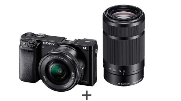 11% off on Sony Alpha ILCE-6000Y Mirrorless Camera 16 - 50 mm, 55 - 210 mm  (Black)